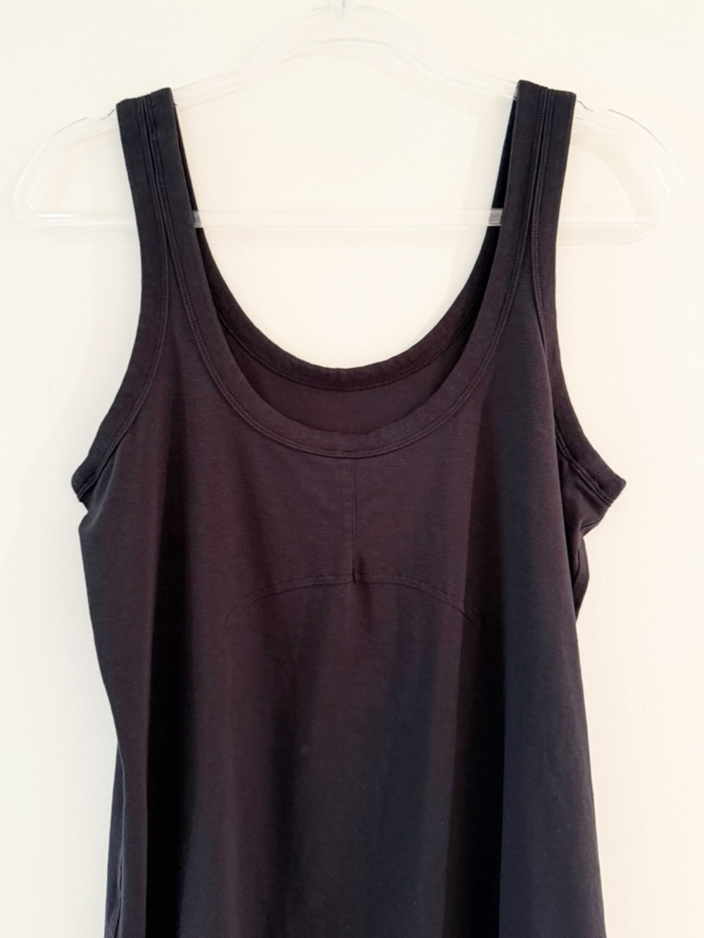 Lululemon Classic-Fit Cotton-Blend Black Scoop Dress - Picture 6 of 10